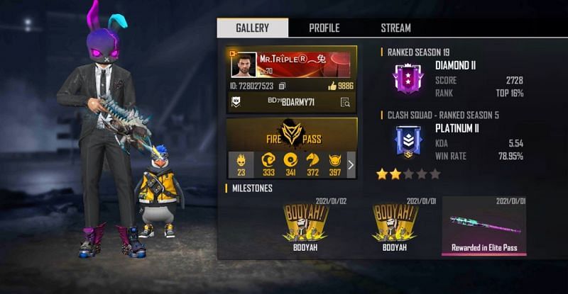 Mr Triple R S Free Fire Id Stats Real Name And More
