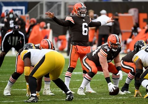 Cleveland Browns QB Baker Mayfield Makes His Playoff Debut Against The Pittsburgh Steelers On Sunday