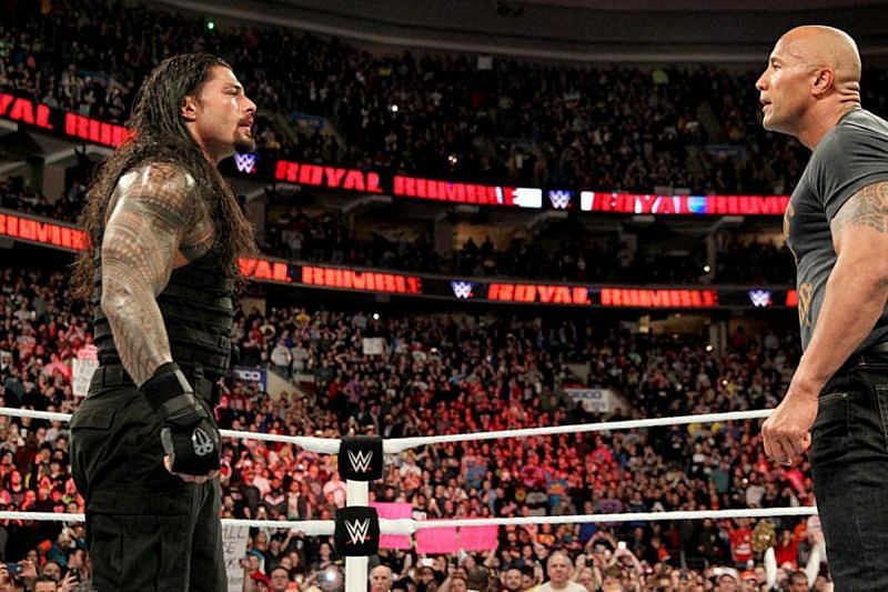 Roman Reigns and The Rock in WWE