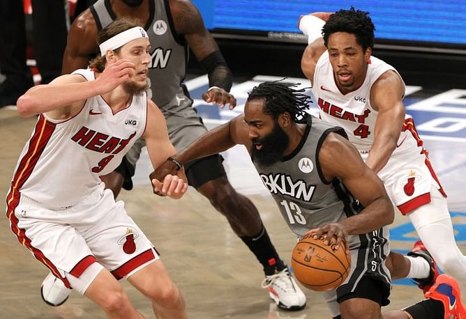 Miami Heat 85-98 Brooklyn Nets: Twitter explodes as James Harden turns it on late to down Bam Adebayo and crew