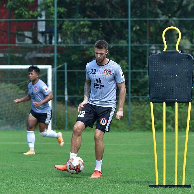 Anthony Pilkington has been in fine form for the Red and Golds (Courtesy - SC East Bengal Twitter)