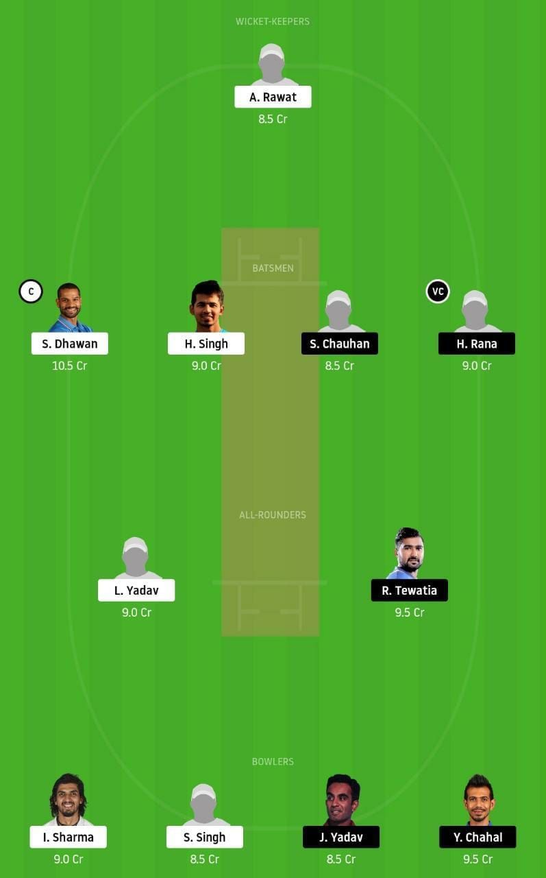 DEL vs HAR Dream11 Tips