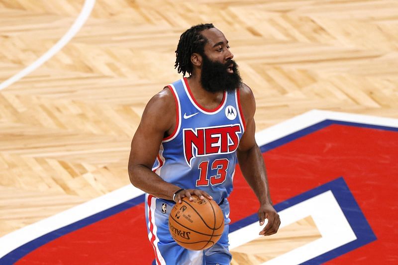 James Harden #13 of the Brooklyn Nets
