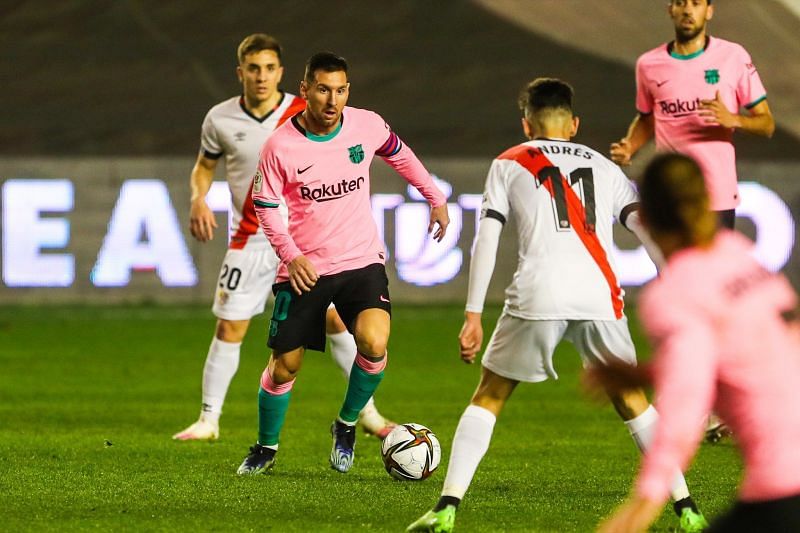 Lionel Messi returned against Rayo Vallecano