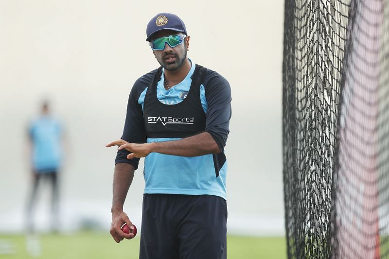 R Ashwin during India&#039;s Nets Session