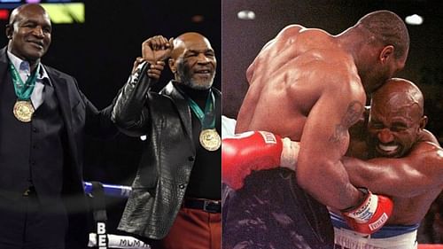 Mike Tyson and Evander Holyfield