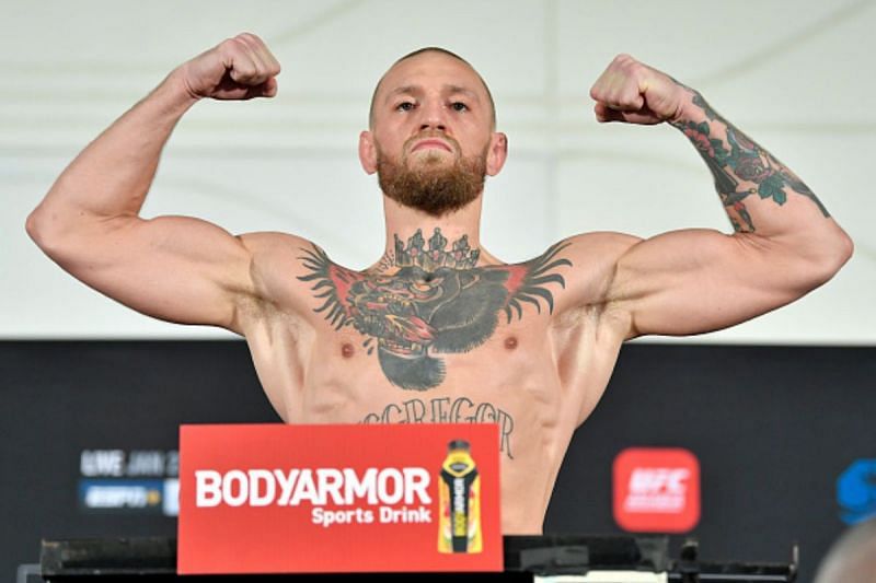Conor McGregor makes weight at the UFC 257 weigh-ins