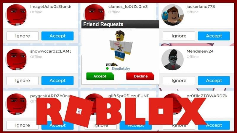 How To Accept Friend Request In Roblox - roblox friend request