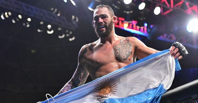 "I'm going to injure this guy"- Santiago Ponzinibbio aims to destroy Li Jingliang upon UFC return