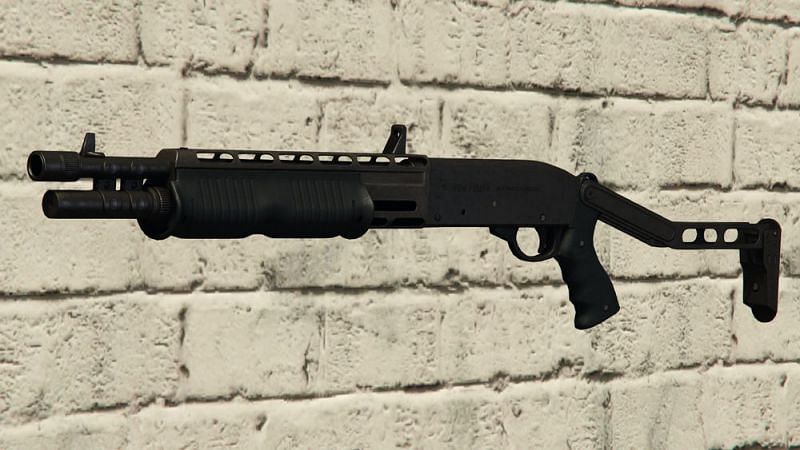 The Combat Shotgun is a weapon&nbsp;that can be unlocked after the Cayo Perico Heist(Image via GTA Wiki)