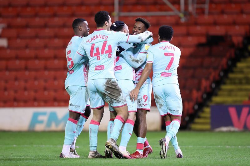 Swansea City in EFL Championship action