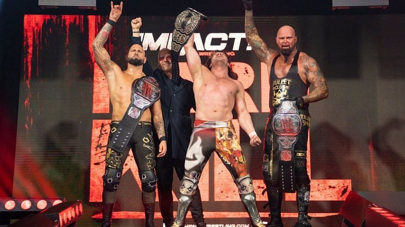Kenny Omega and the Good Brothers at IMPACT Wrestling Hard To Kill