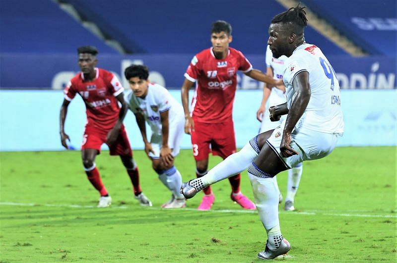 Isma scored a penalty and a goal from open play to give Chennaiyin FC the victory against Odisha FC (Image Courtesy: ISL Media)