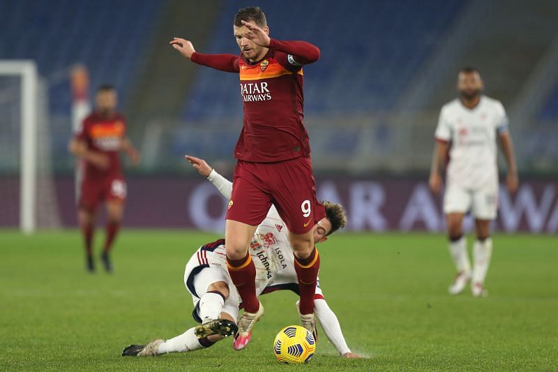 Dzeko has netted seven goals in 15 appearances in the Serie A this season