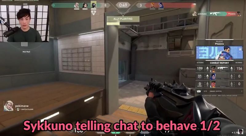 Sykkuno shuts down toxic people in his chat in a recent stream