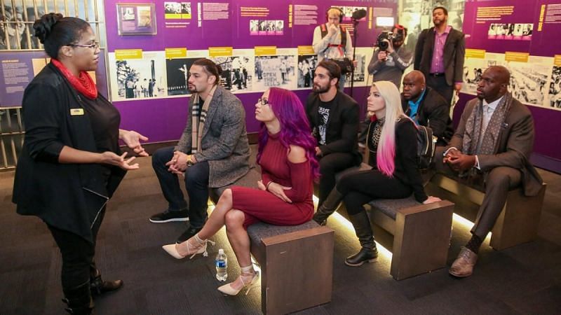WWE Superstars had previously visited the National Civil Rights Museum in honor of MLK Day