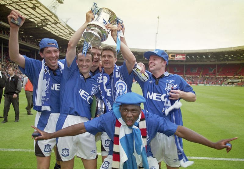 Daniel Amokachi&#039;s semi-final goals helped Everton to an FA Cup win in 1995.