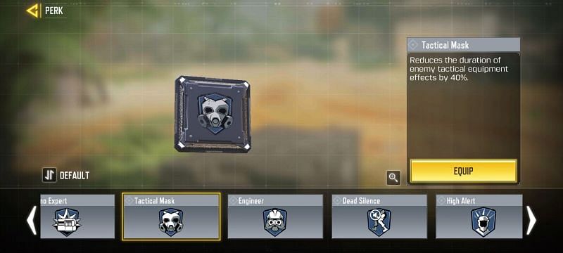 The Tactical Mask in COD Mobile (Image via Call of Duty Mobile)