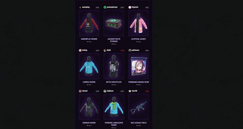 All streamer specific Rust items
