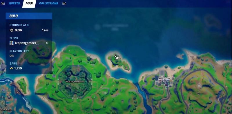 Boom Sniper location in Fortnite Season 5 (Image Credits: Trohpygamers)