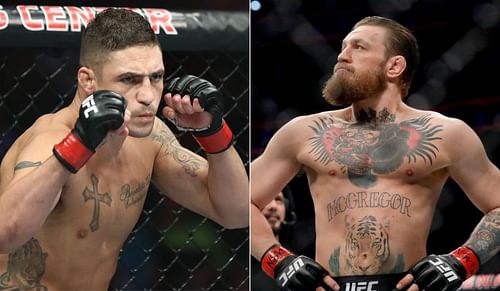 Diego Sanchez (L) and Conor McGregor (R)