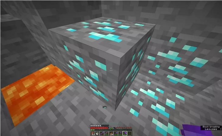 Diamonds are one of the rarest ores in Minecraft