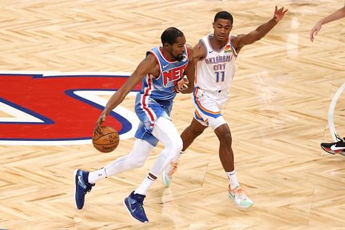 Kevin Durant against the Oklahoma City Thunder 