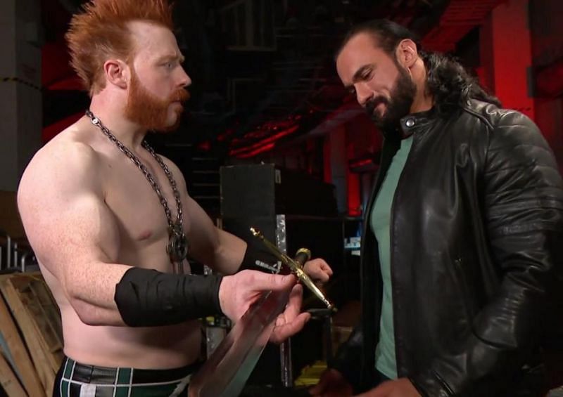 Sheamus and Drew McIntyre on Raw
