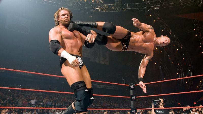 Triple H and Randy Orton at No Mercy 2007