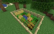 Wheat in Minecraft can be found in farms (Image via Minecraft)