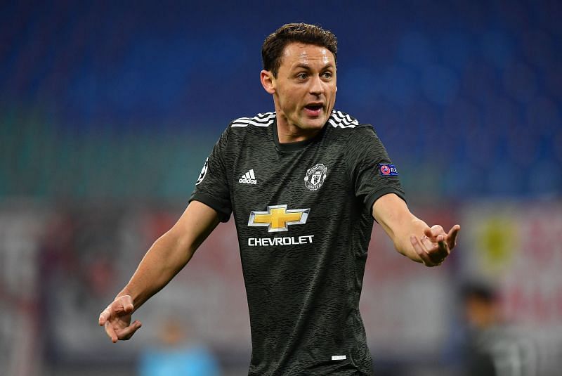 Nemanja Matic will anchor the Manchester United midfield against Liverpool.