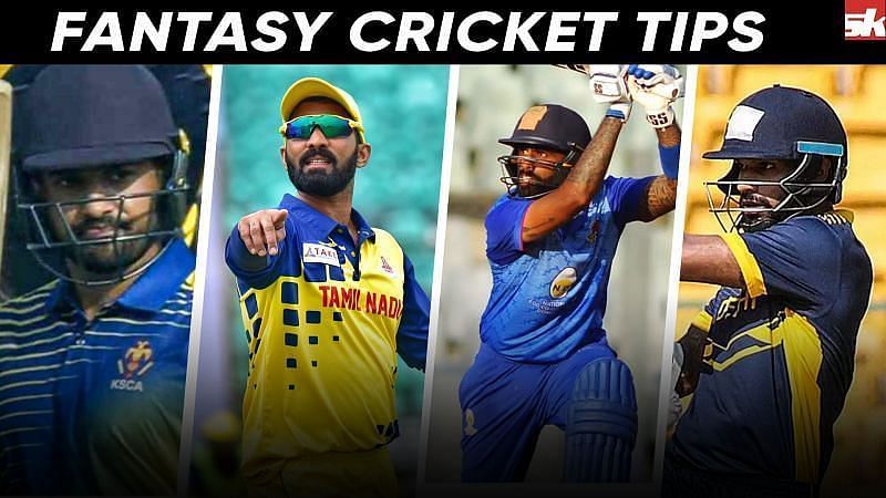 Dream11 Fantasy Suggestions for the TN vs RJS clash at the Syed Mushtaq Ali Trophy