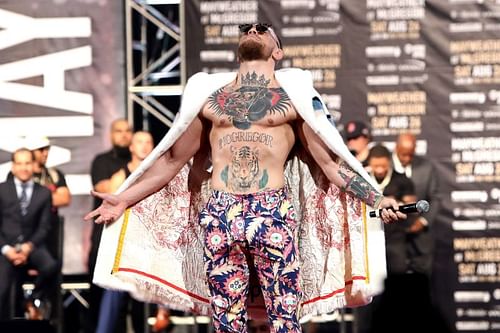 Conor McGregor on his exuberant outfit