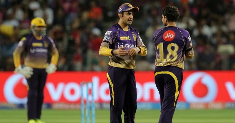 Kuldeep Yadav and Gautam Gambhir