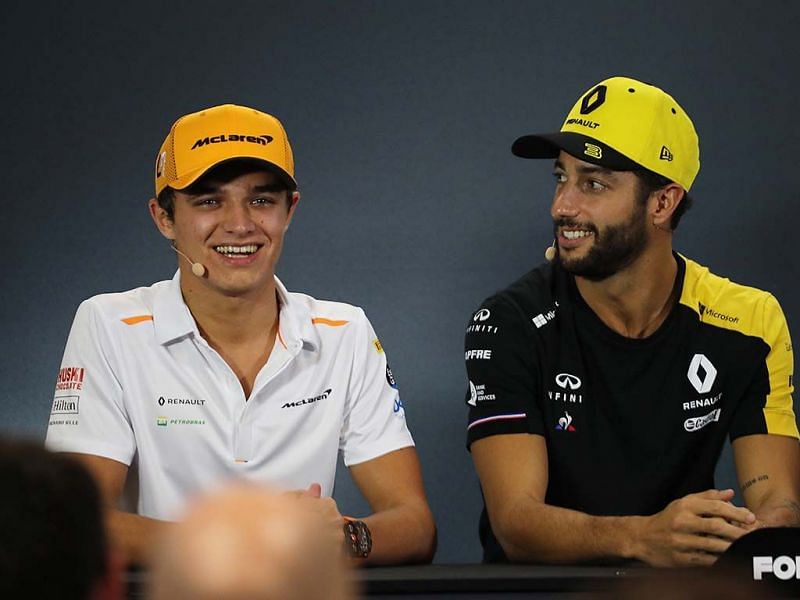 Daniel Ricciardo has switched camps and joined Mclaren , where he will partner Lando Norris.