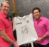 “Was wonderful meeting Glenn McGrath after long” - Sachin Tendulkar supports Aussie’s breast cancer initiative