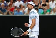 Jeremy Chardy will look to make the best of his big groundstrokes in the faster court conditions.