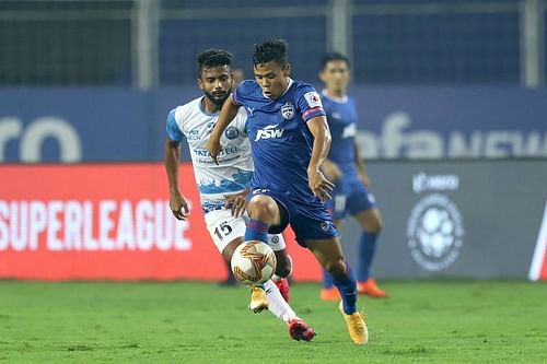 Bengaluru FC's young Suresh Singh Wangjam has shown promise in the midfield (Courtesy - ISL)