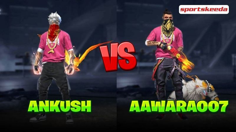 Garena Free Fire: Ankush FREEFIRE vs Aawara007 (Image via Sportskeeda)