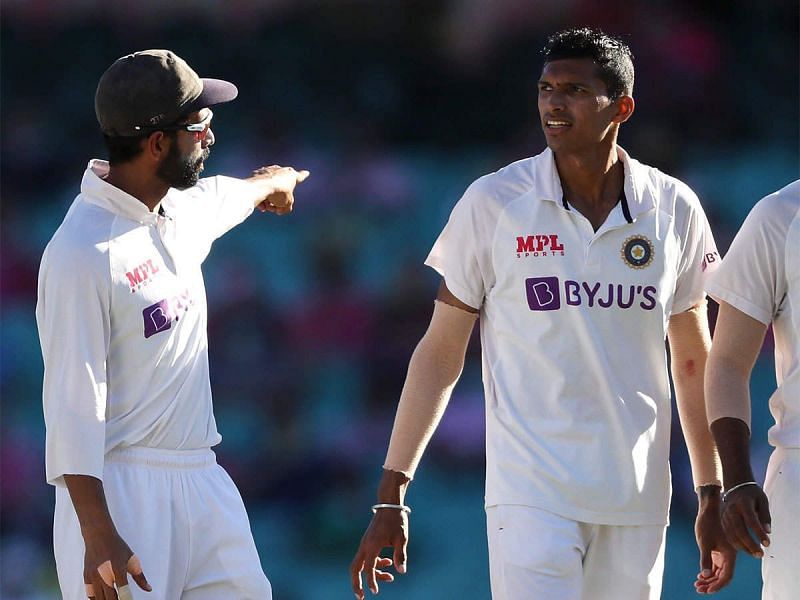 Navdeep Saini made his Test debut in Sydney