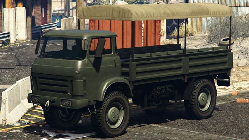 The Vetir is the newest military truck in GTA Online (Image via GTA Wiki)