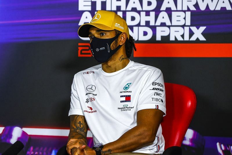 Lewis Hamilton at the Abu Dhabi F1 Grand Prix (Getty Images)