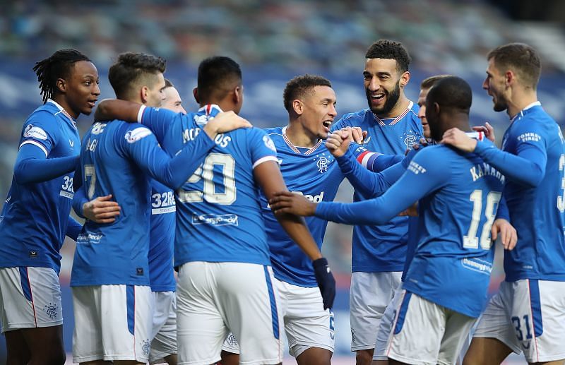 Rangers beat Ross County 5-0 in their last match