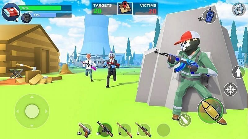 Battle Royale &ndash; FPS Shooter (Image via Pryszard Android iOS Gameplays, YouTube)