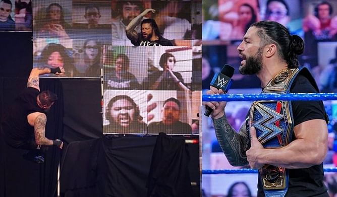 WWE SmackDown रिजल्ट्स: रोमन रेंस ने अपने दुश्मन को लगभग 20 फुट की ऊंचाई से फेंका, फेमस सुपरस्टार ने की चौंकाने वाली वापसी