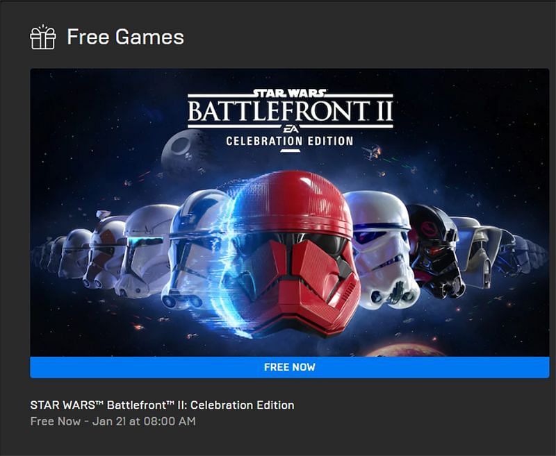 Star Wars Battlefront 2' é próximo jogo grátis da Epic Store