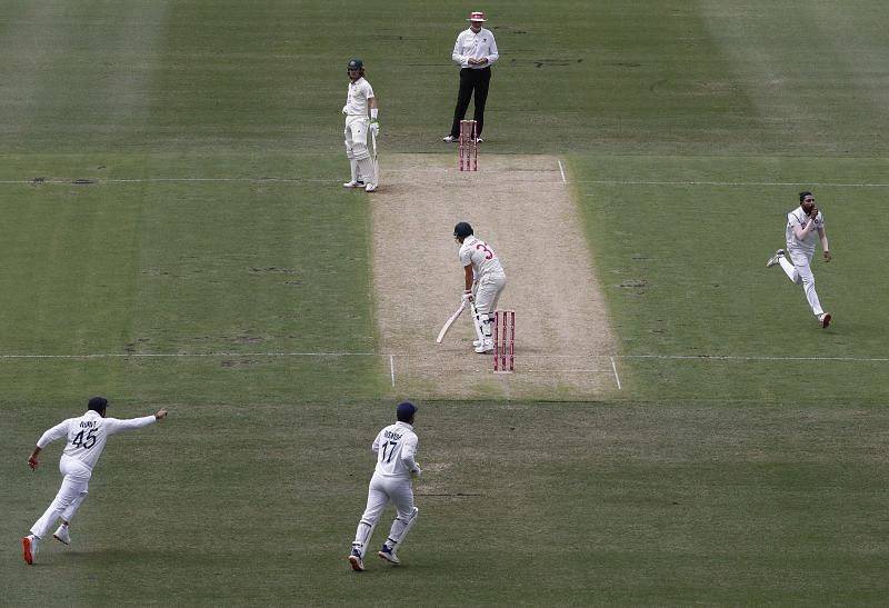 David Warner was dismissed cheaply on the first day of the Sydney test.