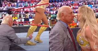 Ric Flair was not supposed to trip Charlotte on RAW; Original plan before botch revealed