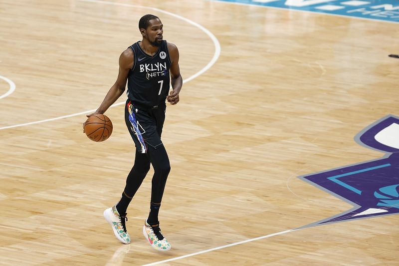 Kevin Durant in action for the Brooklyn Nets