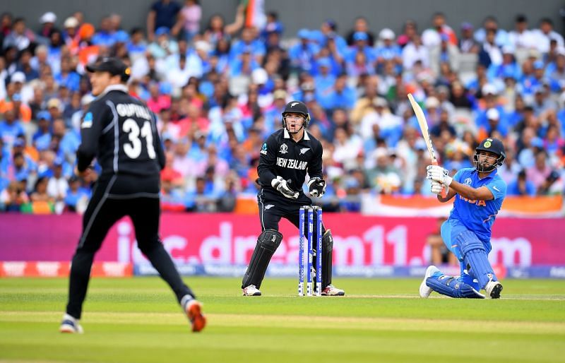 Rishabh Pant scored 32 runs off 56 balls in the 2019 World Cup Semi-final